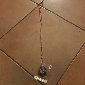 Brand new tree of life purple necklace